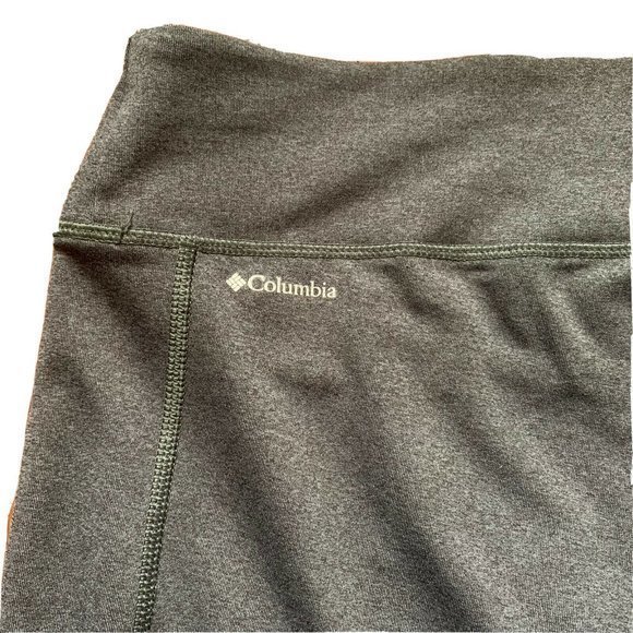 COLUMBIA SPORTSWEAR Women's Stretch Waist Gray Logo‎ Legging Size Medium - Picture 6 of 6